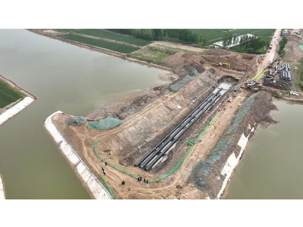 德州市向城區供水工程，管道多口徑、多管材，總長約40km